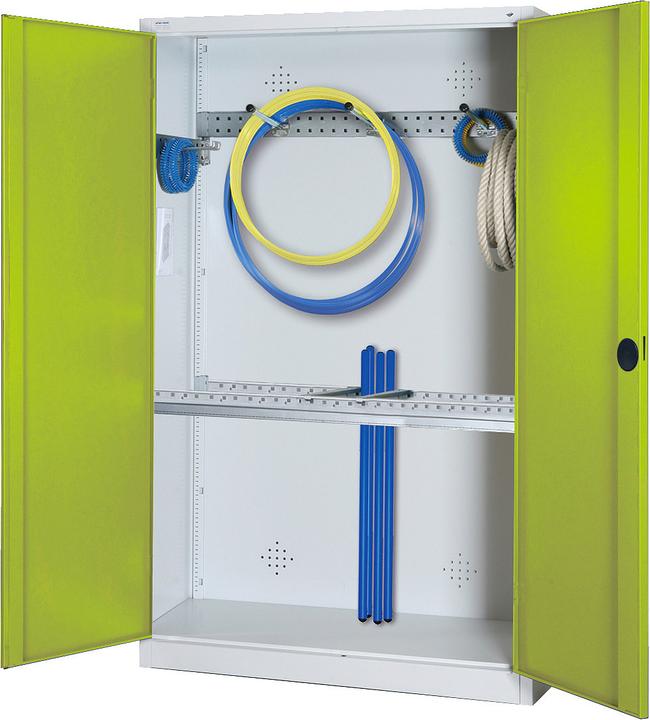 Actual product image C+P Modular sports equipment cabinet with basic equipment (HxWxD: 195x120x50 cm, with solid sheet metal