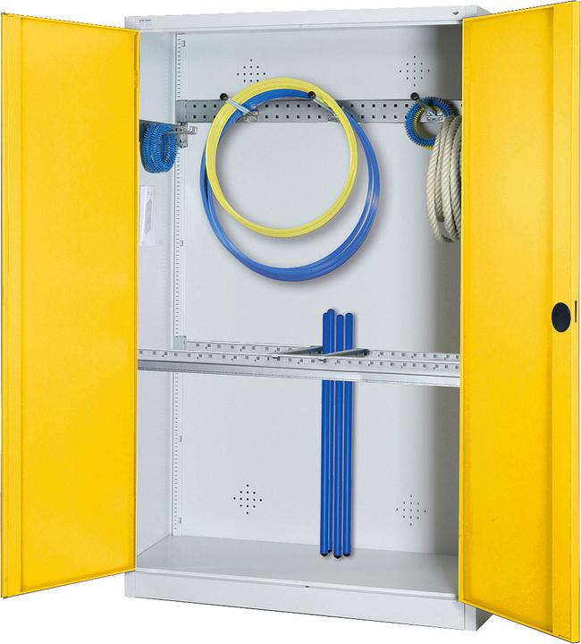 Image du produit C+P Armoire modulaire pour équipements sportifs avec équipement de base (hxlxp : 195x120x50 cm, avec