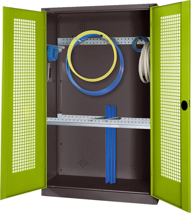 Image du produit C+P Armoire modulaire pour équipements sportifs avec équipement de base (hxlxp : 195x120x50 cm, avec