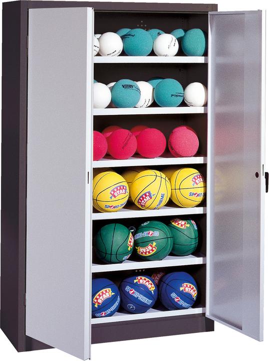 Produktbild C+P Ballschrank (HxBxT: 195x93x40 cm, mit Vollblech-Flügeltüren, Typ 3)