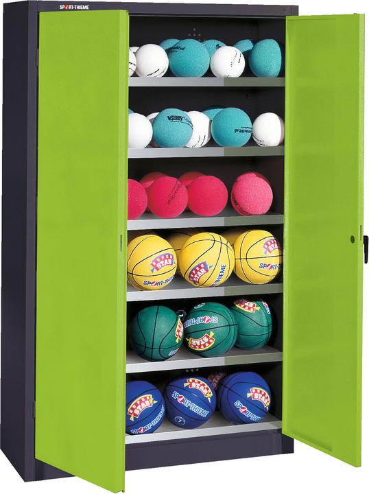 Produktbild C+P Ballschrank (HxBxT: 195x93x40 cm, mit Vollblech-Flügeltüren, Typ 3)