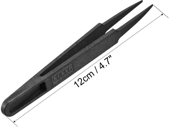 Image du produit PowerGuard Pincette de précision en plastique ESD, arrondie et plate