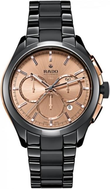Actual product image Rado HyperChrome Automatic Chronograph Rose Gold Limited Edition 18 carat (Swiss made, 45 mm)