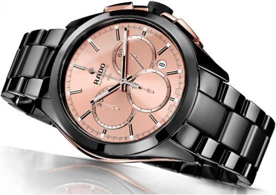 Actual product image Rado HyperChrome Automatic Chronograph Rose Gold Limited Edition 18 carat (Swiss made, 45 mm)