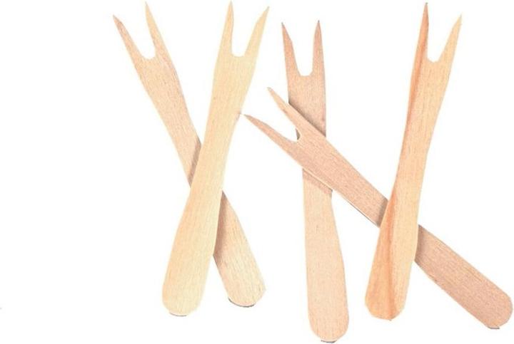 Productafbeelding Papstar Frietjes vorken hout puur (1000 x)