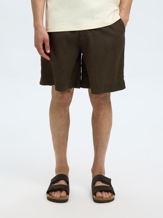 Image du produit Selected Homme Loose Fit Shorts aus Leinengemisch (M)