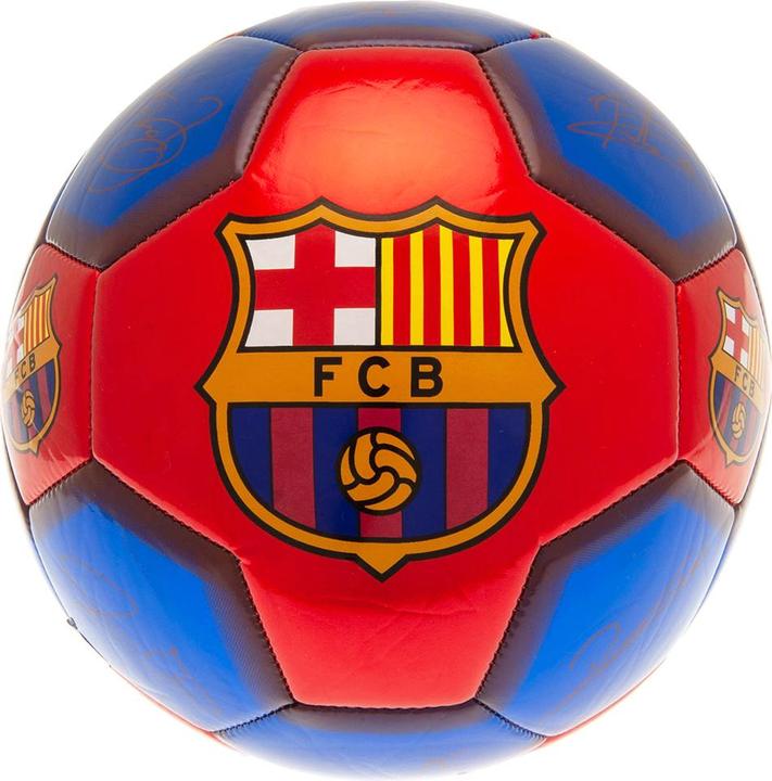 FC Barcelona Fussball mit Unterschriften (5)