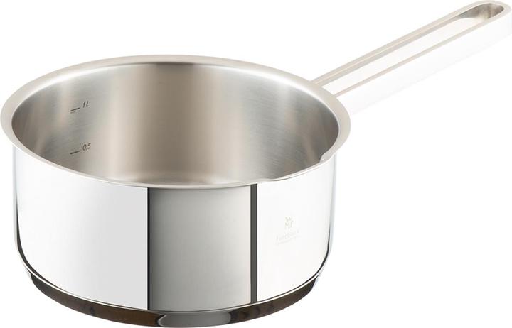 Produktbild WMF Stielkasserolle FUNCTION 4 Silberfarben (16 cm, Kochtopf, Edelstahl)