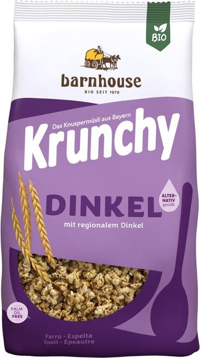 Actual product image Barnhouse Krunchy spelt - alternatively sweetened (375 g)