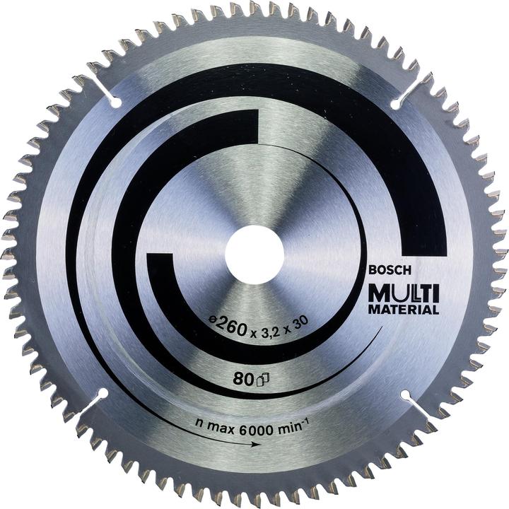 Produktbild Bosch Professional Zubehör PRO Multi Material Kreissägeblatt, 260 x 3,2 x 30 mm