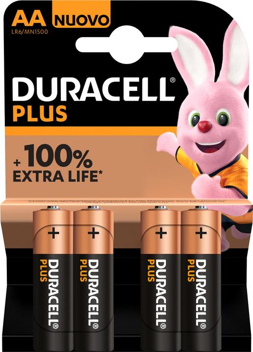 Duracell Plus (4 Stk., AA, 2600 mAh)