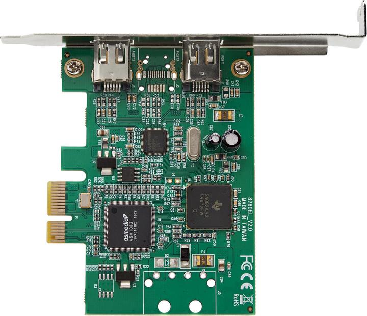 Produktbild StarTech .com 2 Port 1394a FireWire PCI Express Schnittstellenkarte