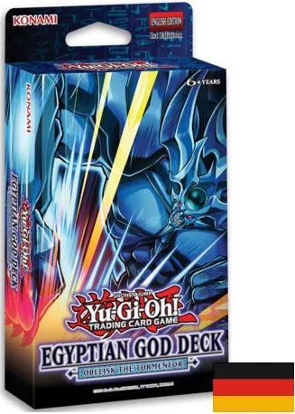 Actual product image Tinisu Yu-Gi-Oh! Egyptian God Deck: Slifer the Sky Dragon TCG EN (German, Booster Pack)