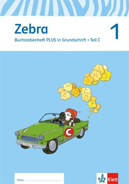 Actual product image Zebra. Neubearbeitung. Buchstabenheft plus in Grundschrift 1. Schuljahr (German, Ernst Klett Publishers, 2015)