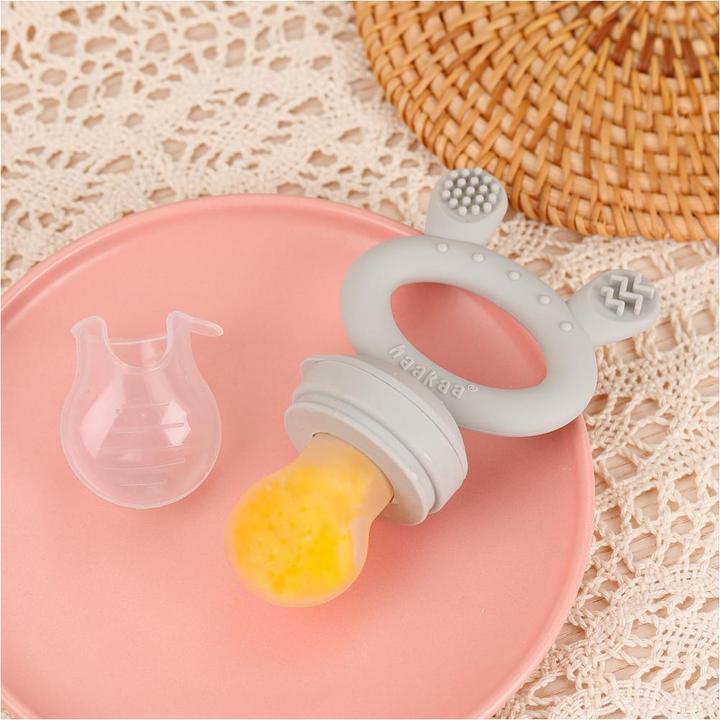 Actual product image Haakaa Fresh Food Feeder & Cover Set