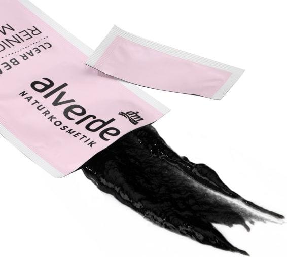 Produktbild dm alverde Clear Beauty Reinigungsmaske mit Aktivkohle (10 ml)