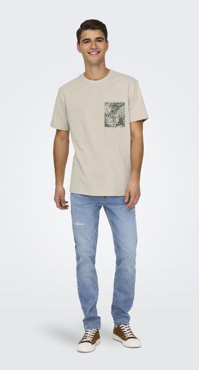 Actual product image Only & Sons ONSLOOM Niedrige Taille Slim Fit Jeans Slim Fit Jeans (W34/L32)