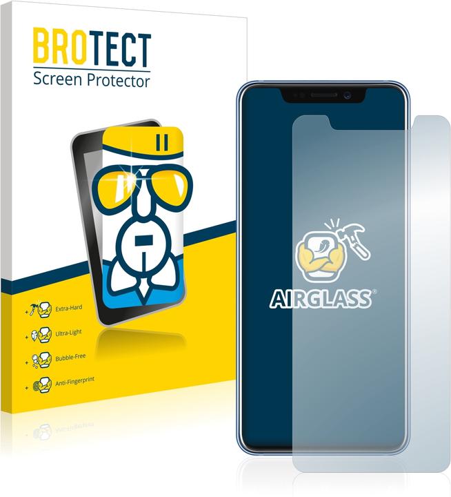 Actual product image BROTECT AirGlass Glass (1 Piece, ZTE Axon 9 Pro)