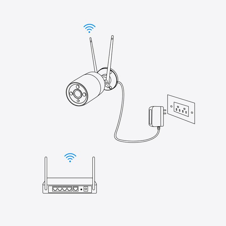 Actual product image Reolink Fisheye Series W520 WiFi (2560 x 2560 pixels)