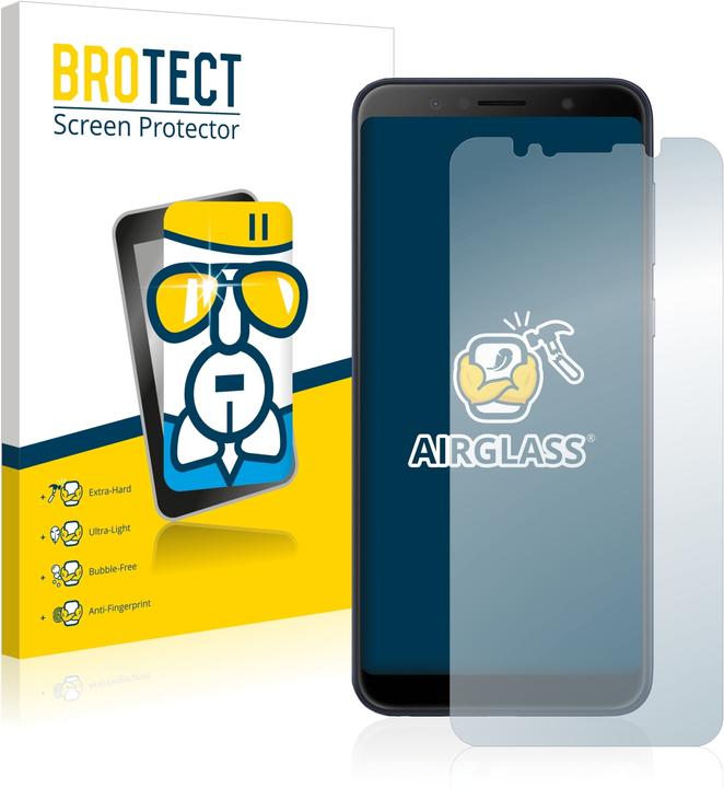Actual product image BROTECT AirGlass Glass (1 Piece, Asus Zenfone Max Pro (M1))