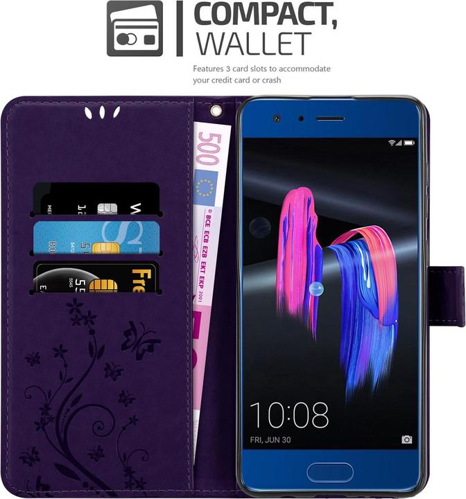 Produktbild Cadorabo Flower Book Cover (Honor 9)