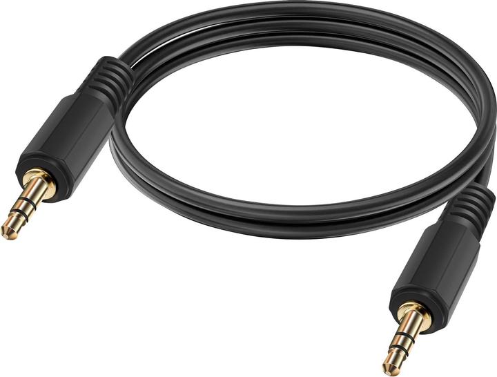 Belkin Audiokabel Stereo Mini-Klinkenstecker (M) bis Stereo Mini-Klinkenstecker (M) (1 m, 3.5mm Klinke (AUX))