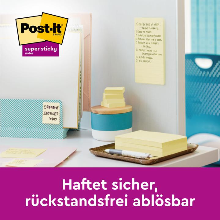 Produktbild Post-it Super Sticky (76 x 76 mm)