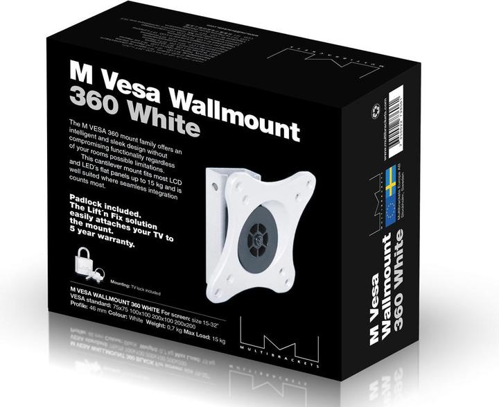 Immagine prodotto Multibrackets VESA Wallmount 360 (Muro, 32", 15 kg)
