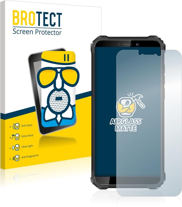 Produktbild BROTECT AirGlass Panzerglasfolie Matt (1 Stück, Oukitel WP5 Pro)