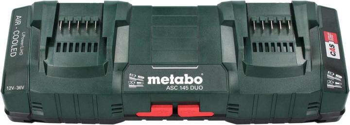 Actual product image Metabo Basic set 4x Li-Power battery pack 18 V 10.0 Ah CAS Li-Ion battery ( 685143590 ) + DUO dual charger (18 V)