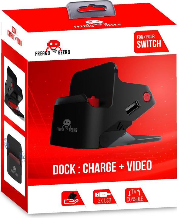 Image du produit Freaks and Geeks Nintendo - Dock : Charge + Vidéo (Switch)