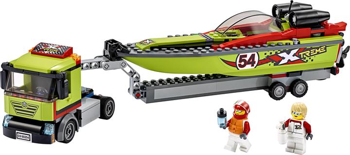 Immagine prodotto LEGO Trasportatore di barche da corsa (60254, LEGO City)