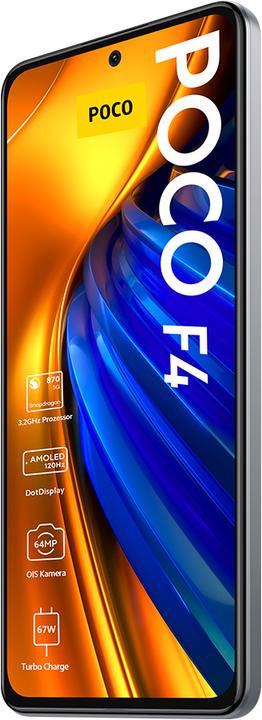 Image du produit Xiaomi Poco F4 (256 Go, Argent clair de lune, 6.67", Double SIM, 64 Mpx, 5G)