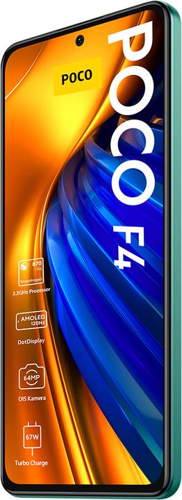 Actual product image Xiaomi Poco F4 (256 GB, Nebula Green, 6.67", Dual SIM, 64 Mpx, 5G)