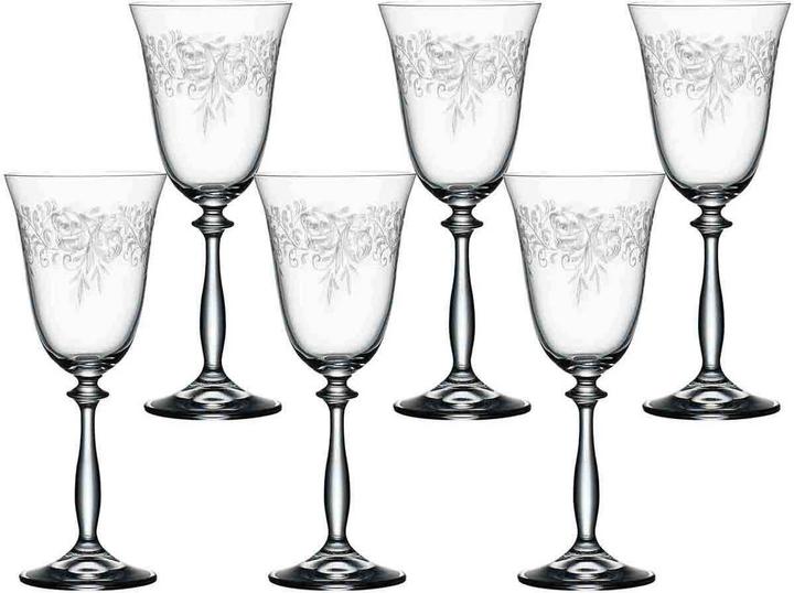 Actual product image Bohemia Romance White Wine Glasses (25 cl, 6 Glasses, White wine glasses)