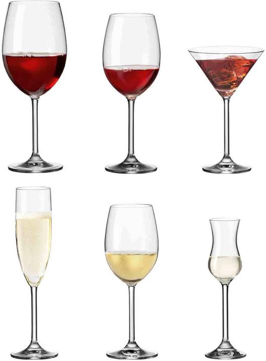 Actual product image Leonardo Wine and champagne glasses Daily (18 cl, 36 Glasses, White wine glasses)