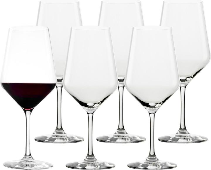 Stölzle Bordeaux Glasses Revolution (65 cl, 6 Glasses, Red wine glasses)