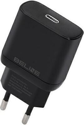 Productafbeelding Beline Ład. siec. 1x USB-C 25W czarna /zwart (alleen kop) PD 3.0 BLNCB25 (25 W)