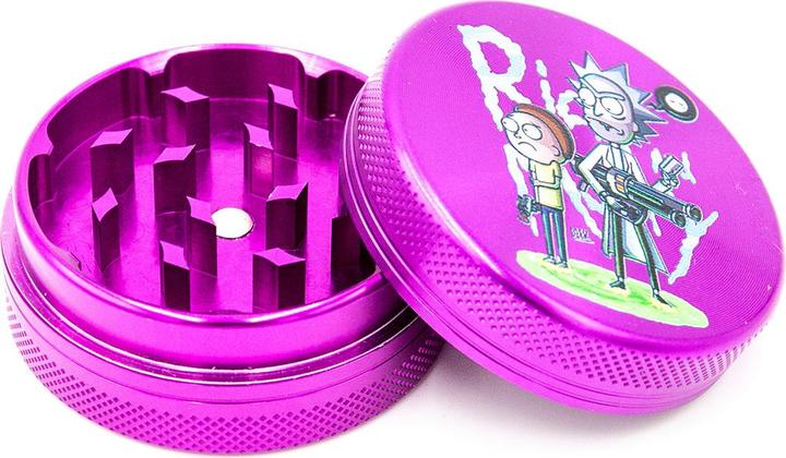 Immagine prodotto BestV Smerigliatrice in alluminio Rick and Morty viola 2 pezzi 50 mm