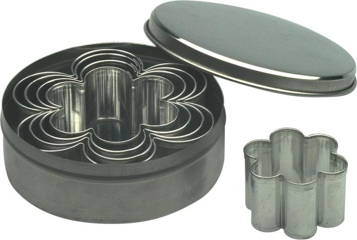 Actual product image Piazza Pastry cutter set 6 pcs flower