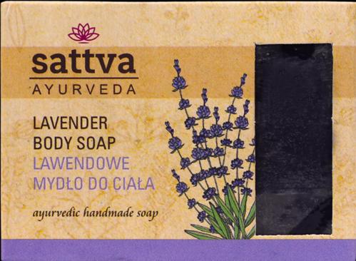Produktbild Sattva Ayurveda Sattva Body Soap Indian Glycerin Soap Lavender 125G (Handseife Nachfüllpackung)