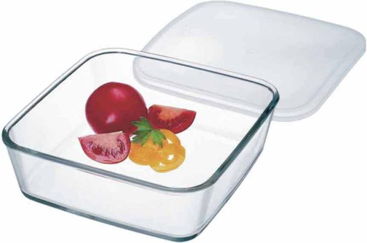 Produktbild Glas Frischhaltedose mit Deckel quadratisch (0.50 l)
