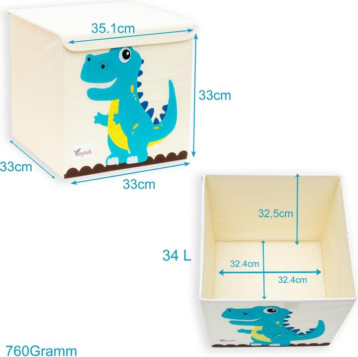 Actual product image Intirilife Storage box with lid for children