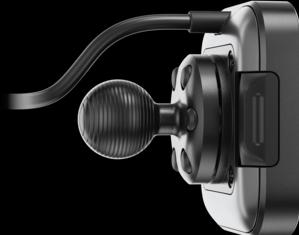 Actual product image Peak Design 20mm Motorcycle Locking & Charging Ball Adapter - Black