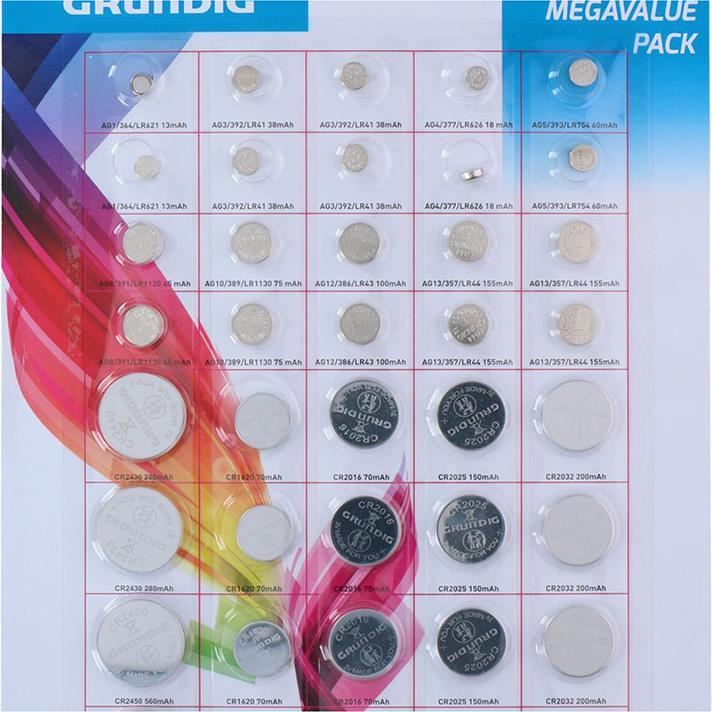 Immagine prodotto Grundig Batteria al litio 40 pezzi (40 pz., Specifico del dispositivo)