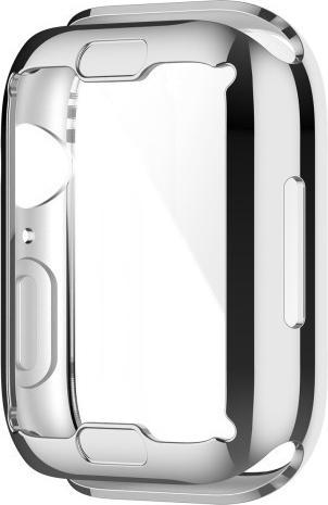 Actual product image Cover-Discount Apple Watch 45mm - Rubber Protection Case silver