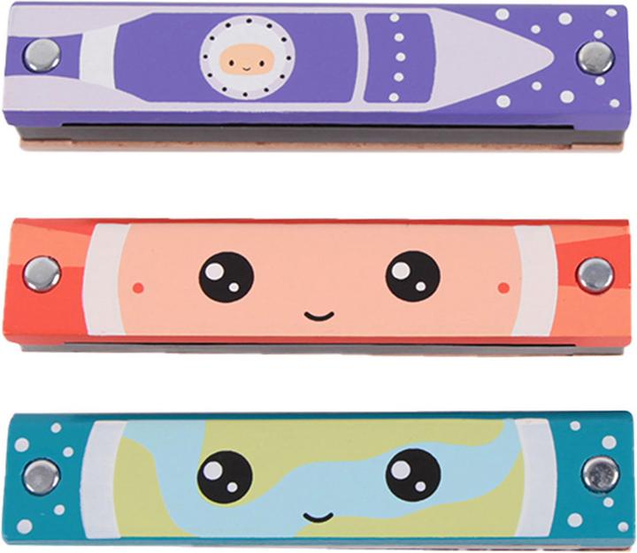 Actual product image Classic World Harmonica with face
