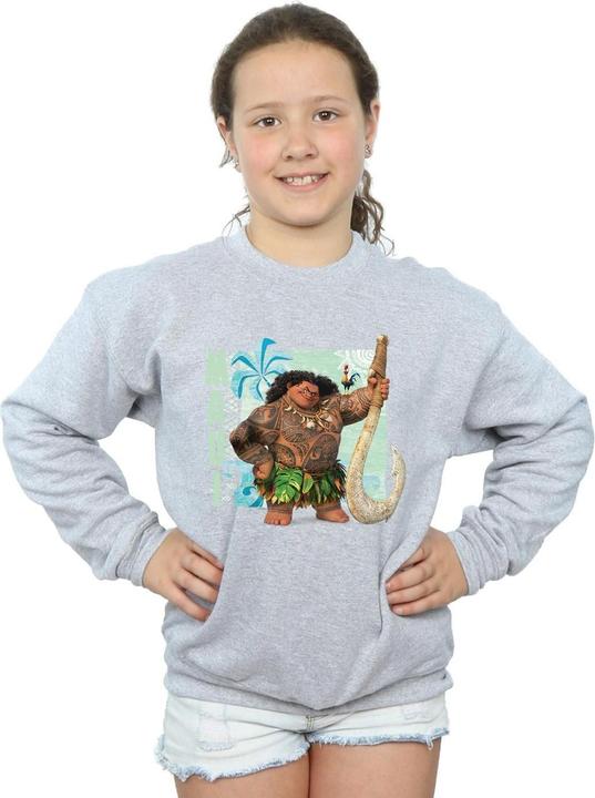 Produktbild Disney Moana Maui Sweatshirt Mädchen (128)