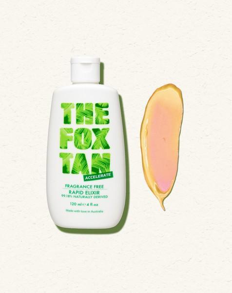 Actual product image The Fox Tan Fragrance Free Rapid Tanning Elixir (120 ml)
