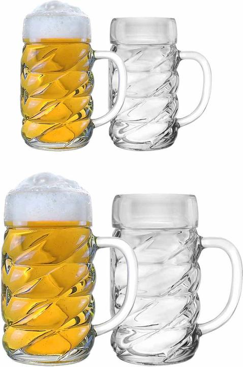 Actual product image Stölzle Beer Mugs Diamond (1 l, 4 x)